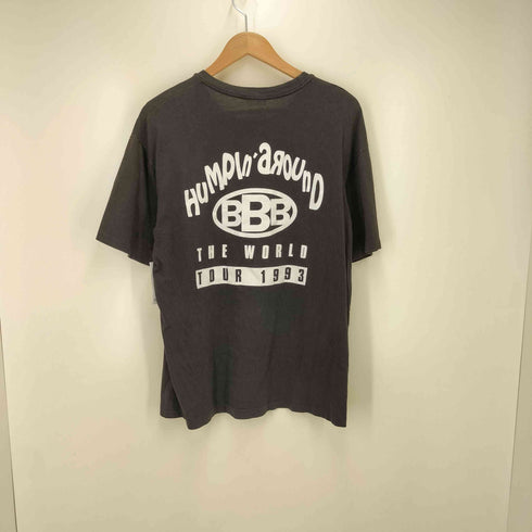 ヘインズ Hanes 90S Humpin Around 裾袖シングル プリントクルーネックTシャツ メンズ JPN:L
